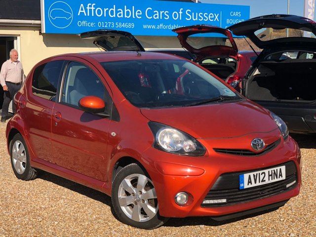 2012 12 Toyota Aygo 1.0 VVT-I FIRE AC 5d 67 BHP