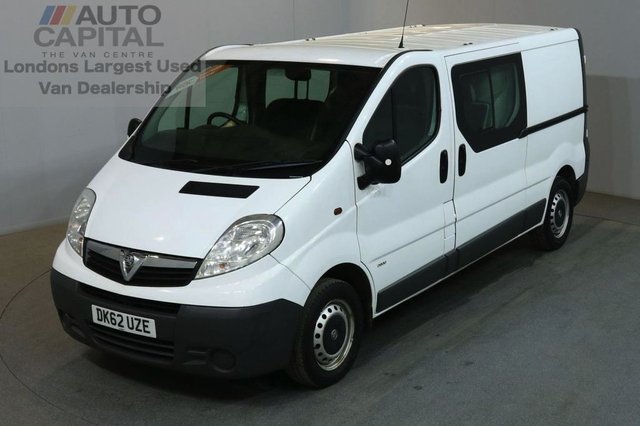 2012 62 VAUXHALL VIVARO 2.0 2900 CDTI DCB 6d 113 BHP FWD LWB COMBI/CREW VAN