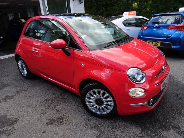 2017 17 Fiat 500 1.2 LOUNGE 3d 69 BHP NEW SHAPE