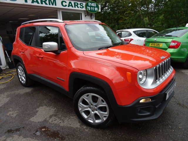 2015 15 Jeep Renegade 2.0 M-JET LIMITED 4x4 5d 138 BHP FOUR WHEEL DRIVE