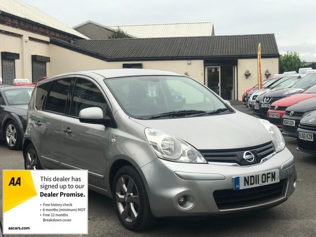 2011 11 Nissan Note 1.4 N-TEC 5d 87 BHP