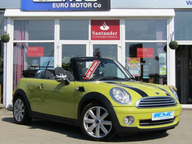 2009 09 MINI Convertible 1.6 COOPER 2d 120 BHP