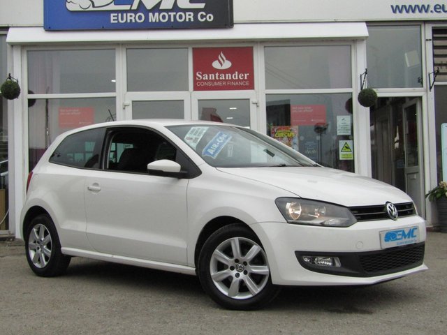2013 13 Volkswagen Polo 1.4 MATCH 3d 83 BHP CANDY WHITE