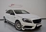 USED 2013 63 MERCEDES-BENZ A CLASS 2.0 A45 AMG 4MATIC 5d AUTO 360 BHP - AERO PACK + WHITE. MEMORY SEATS / RETRO FIT NIGHT PACK