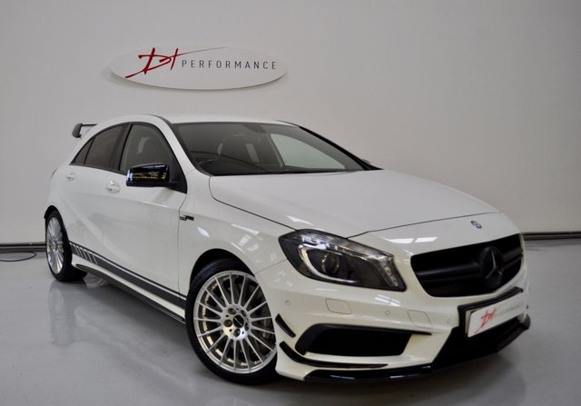 2013 63 Mercedes-Benz A Class 2.0 A45 AMG 4MATIC 5d AUTO 360 BHP - AERO PACK + WHITE.