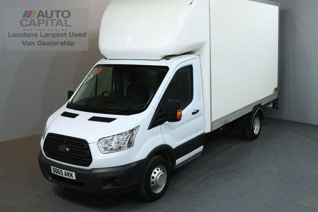 2015 65 FORD TRANSIT 2.2 350 124 BHP L3 LWB TAIL LIFT FITTED LUTON VAN