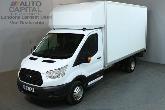2016 16 FORD TRANSIT 2.2 350 124 BHP L4 EXTRA LWB TAIL LIFT FITTED LUTON VAN