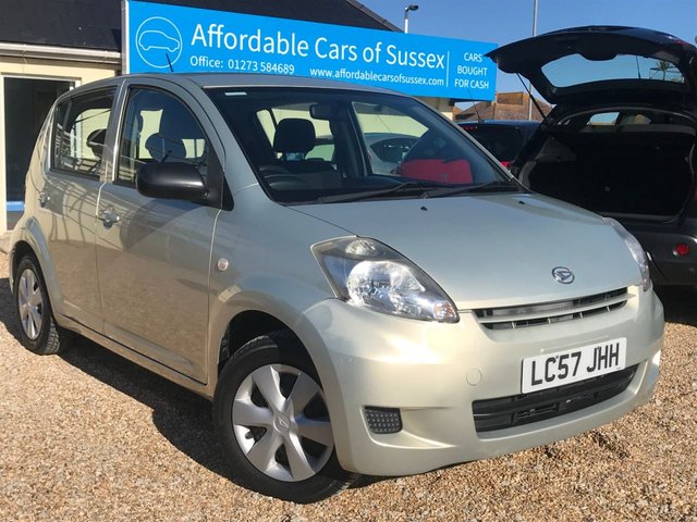 2007 57 Daihatsu Sirion 1.0 S 5d 69 BHP