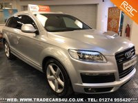 USED 2006 AUDI Q7 3.0 TDI DIESEL AUTO QUATTRO AWD S LINE 7 SEATER UK DELIVERY* RAC APPROVED* FINANCE ARRANGED* PART EX