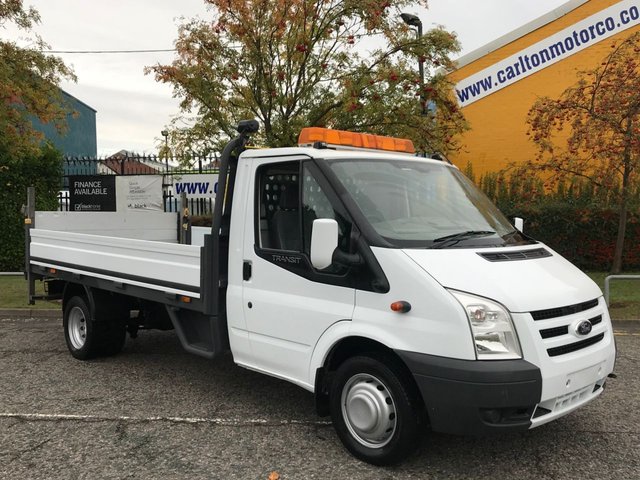 2011 11 Ford Transit 2.4 115 T350 LWB DROPSIDE+ T/LIFT LOW MILEAGE DRW  