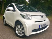 USED 2012 12 TOYOTA IQ 1.0 VVT-I IQ 3d 68 BHP ''ONLY 25,200 MILES''ZERO ROAD FUND/X9 AIRBAGS/FULL SERVICE HISTORY ''BEAUTIFULLY KEPT INSIDE AND OUT'',LAST SERVICED @21,884 MILES,,