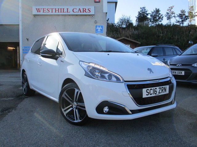 2016 16 PEUGEOT 208 1.2 PURETECH S/S GT LINE 5d 110 BHP