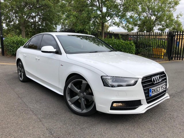 2013 63 Audi A4 2.0 TDI S LINE BLACK EDITION 4d 174 BHP