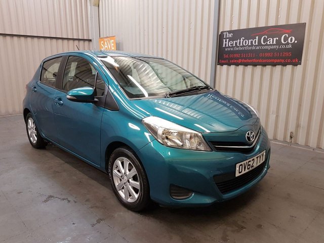 2012 62 Toyota Yaris 1.3 VVT-I TR 5d AUTO 98 BHP