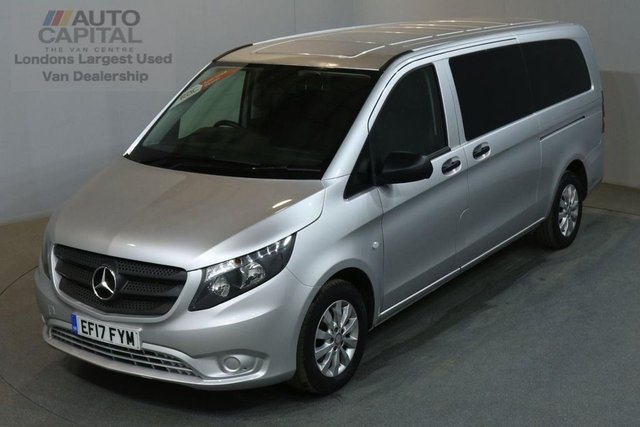 2017 17 MERCEDES-BENZ VITO 2.1 114 BLUETEC TOURER SELECT 136 BHP EXTRA LWB EURO 6 AIR CON 9 SEATER MINIBUS