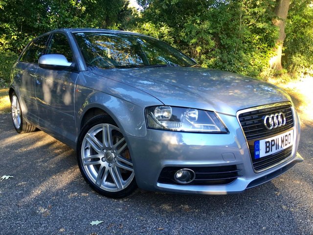 2011 11 Audi A3 2.0 SPORTBACK TDI S LINE 5d AUTO 138 BHP''FULL BLACK LEATHER/2 OWNERS ''GREAT SERVICE HISTORY/HEATED FRONT SEATS/PADDLE SHIFT/STOPSTART
