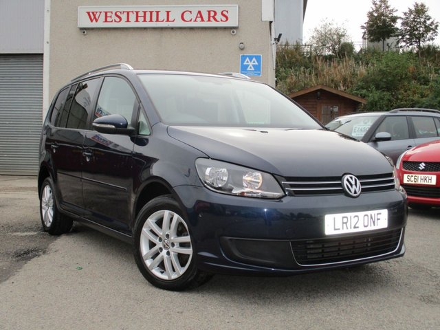 2012 12 VOLKSWAGEN TOURAN 1.6 SE TDI DSG 5d AUTO 106 BHP