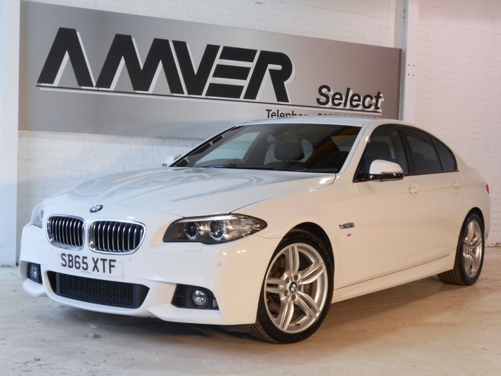 USED 2015 65 BMW 5 SERIES 2.0 520D M SPORT 4d AUTO 188 BHP FROM &pound;287.63 PER MONTH - NO DEPOSIT
