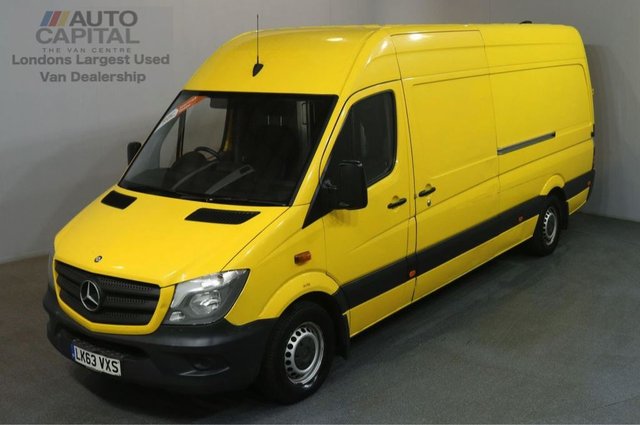 2013 63 MERCEDES-BENZ SPRINTER 2.1 313 CDI LWB 129 BHP AIR CON H/ROOF PANEL VAN