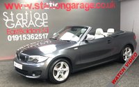 USED 2013 13 BMW 1 SERIES 2.0 118D EXCLUSIVE EDITION 2d 141 BHP HEATED LEATHER METALLIC GREY CONVERTIBLE WITH GREY LEATHER AND GREY DENIM LOOK ROOF MUST BEST THE BEST COLOUR COMBINATION CAR AVAILABLE, CAR IS AS NEW CONDITION