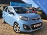 USED 2012 12 KIA PICANTO 1.0 1 5d 68 BHP Low Mileage, 5 door petrol in Powder Blue