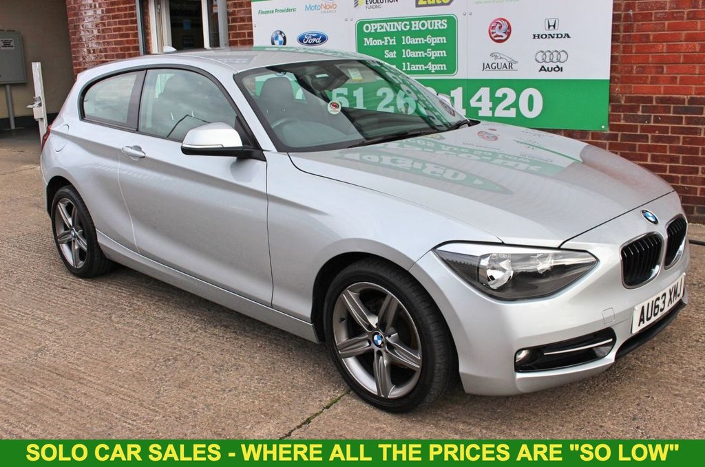 2013 63 BMW 1 SERIES 2.0 116D SPORT 3d 114 BHP