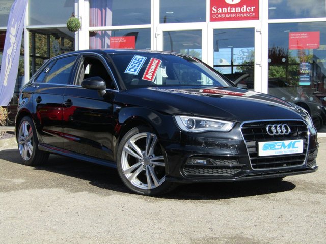 2014 14 Audi A3 1.6 TDI S LINE 5d AUTO 104 BHP