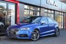 USED 2015 65 AUDI S3 2.0 S3 QUATTRO 4d AUTO 296 BHP *MULTIFUNCTIONAL STEERING WHEEL*AIR CON*CRUISE CONTROL*TOUCH PAD FOR SAT NAV USE*SLIDE AND TILT ARM REST*2 KEYS*1 PREV OWNER*MOT UNTIL 02/09/2019*