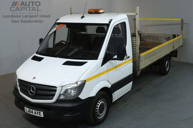 2014 64 MERCEDES-BENZ SPRINTER 2.1 313 CDI 129 BHP LWB RWD DROPSIDE LORRY