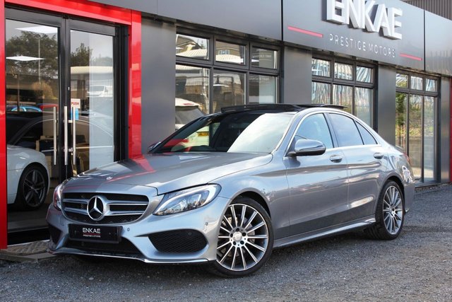 2015 65 Mercedes-Benz C Class 2.1 C220 D AMG LINE PREMIUM 4d AUTO 170 BHP