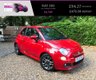 USED 2013 13 FIAT 500 0.9 S TWINAIR 3d 85 BHP HALF LEATHER BLUE AND ME PHONE CLIMATE CONTROL ALLOYS BODYKIT FSH