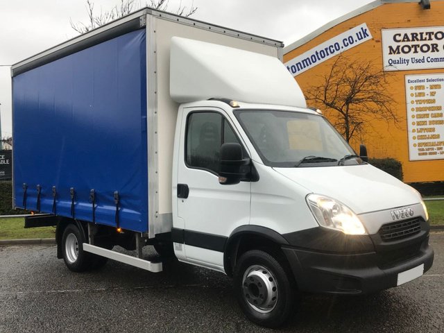 2013 13 Iveco-Ford Daily 3.0 70C17 170 EEV [ CURTAIN SIDE 14ft BOX BODY ] DRW 3750 wb 