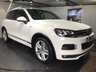 USED 2014 14 VOLKSWAGEN TOUAREG 3.0 V6 R-LINE TDI BLUEMOTION TECHNOLOGY 5d AUTO 242 BHP Panoramic electric glass sunroof : Bluetooth : Sat Nav : DAB Radio : Leather upholstery : Heated/Electric front seats : Paddleshift controls : Rear view camera : Front and rear sensors : Remotely operated tailgate : Fully stamped service history