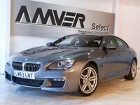 USED 2013 63 BMW 6 SERIES 3.0 640D M SPORT GRAN COUPE 4d AUTO 309 BHP FROM &pound;351.58 PER MONTH - NO DEPOSIT