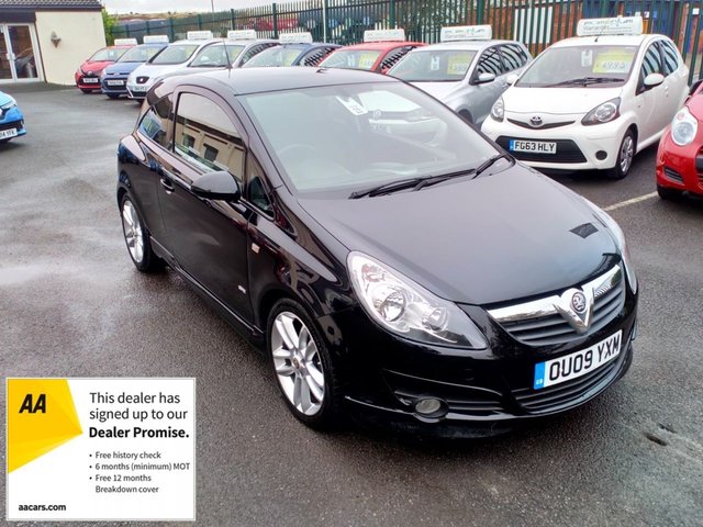 2009 09 Vauxhall Corsa 1.2 SXI A/C 16V 3d 80 BHP