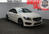 USED 2014 14 MERCEDES-BENZ CLA 1.8 CLA200 CDI AMG SPORT 4DR £30 ROAD TAX 1 OWNER FULL SERVICE HISTORY FULL MERCEDES SERVICE HISTORY + 0% FINANCE AVAILABLE T&C'S APPLY + £30 12 MONTHS ROAD TAX + HALF LEATHER SEATS + SATELLITE NAVIGATION + PARKING SNESOR + BLUETOOTH + CRUISE CONTROL + MULTI FUNCTION WHEEL + CLIMATE CONTROL + 18 INCH ALLOY WHEELS