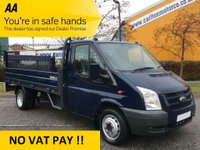 USED 2011 11 FORD TRANSIT 2.4 100 T350 LWB DROPSIDE+T/LIFT  12.6ft ALLOY BODY DRW  