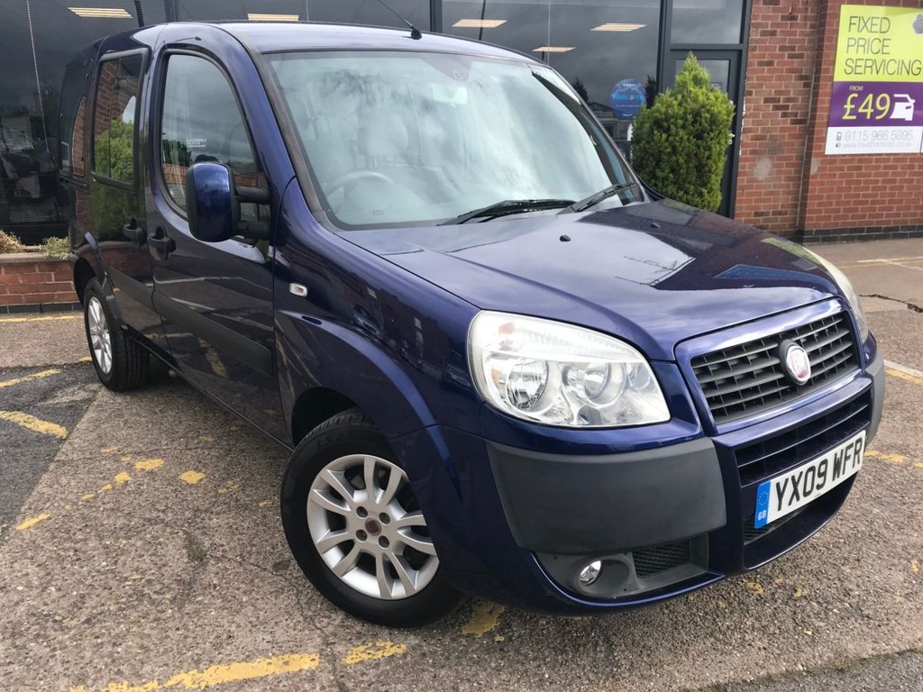 USED 2009 09 FIAT DOBLO 1.4 8V DYNAMIC H/R 5d 77 BHP ...
