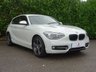 USED 2014 14 BMW 1 SERIES 1.6 116I SPORT 3d AUTO 135 BHP Full Main Dealer Service History, Finished In Pearl Metallic Paintwork, Air Conditioning, Tinted Glass, Graphite Grey Alloy Wheels, Zenon Day Run Lights, Auto Lights, Front + Rear Fog Lights, Drive Away In Under 1 Hour