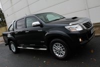 USED 2013 13 TOYOTA HI-LUX 3.0 INVINCIBLE 4X4 D-4D DCB 1d AUTO 169 BHP 13750+ VAT + HEATED  LEATHER + +