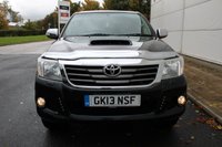 USED 2013 13 TOYOTA HI-LUX 3.0 INVINCIBLE 4X4 D-4D DCB 1d AUTO 169 BHP 13750+ VAT + HEATED  LEATHER + +