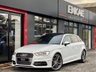USED 2014 14 AUDI S3 2.0 S3 SPORTBACK QUATTRO 5d 296 BHP *GLACIER WHITE*SAT NAV COMPATIBLE*PAN ROOF*BANG AND OLUFSEN*HEATED SEATS*