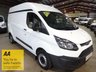 USED 2014 14 FORD TRANSIT CUSTOM 2.2 330 LWB HI ROOF P/V 125 BHP-ONE OWNER-AIR CON -SERVICE HISTORY-SAT NAV "YOU'RE IN SAFE HANDS" - AA DEALER PROMISE