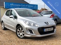 USED 2012 61 PEUGEOT 308 1.6 HDI ACTIVE 5d 92 BHP Only &pound;20 Annual Road Tax - Low Mileage