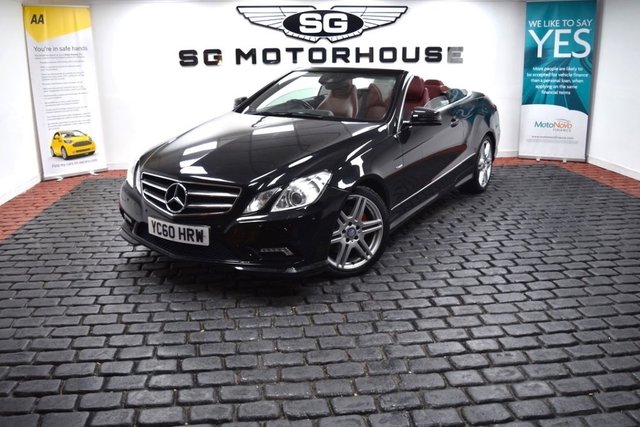 2010 60 Mercedes-Benz E-Class 3.0 CDI BlueEFFICIENCY Sport Cabriolet 2dr