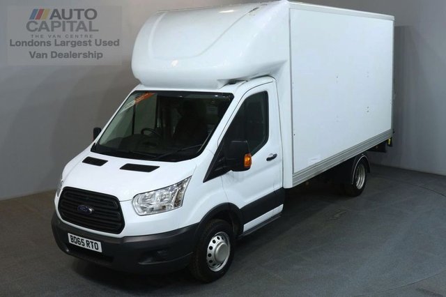2015 65 FORD TRANSIT 2.2 350 124 BHP LWB RWD WITH TAIL LIFT LUTON VAN
