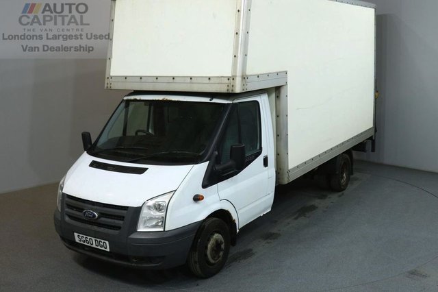2010 60 FORD TRANSIT 2.4 350 115 BHP LWB L3 LUTON WITH TAIL LIFT
