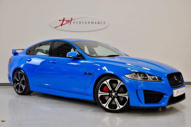 2013 13 Jaguar Xf 5.0 V8 R-S 4d AUTO 542 BHP FRENCH RACING BLUE XFR PLATE