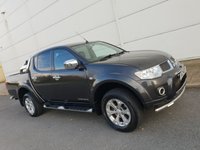 USED 2012 12 MITSUBISHI L200 2.5 DI-D 4X4 BARBARIAN LB DCB 1d AUTO 175 BHP LEATHER+SAT NAV+ROLL-N-LOCK COVER