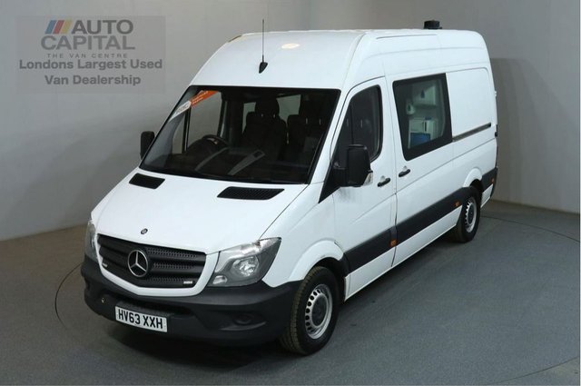2013 63 MERCEDES-BENZ SPRINTER 2.1 313 CDI MWB 129 BHP LWB H/ROOF 8 SEATER COMBI MESS VAN